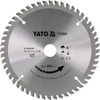 Disc circular aluminiu 160 x 20 x 2.2 mm 52 dinti Yato YT-60905