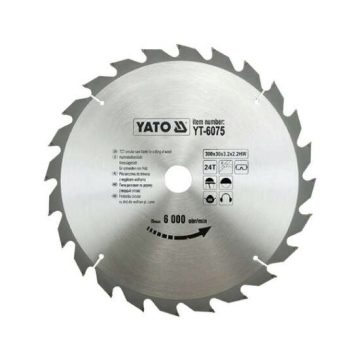 Disc fierastrau circular pentru lemn 300 x 24 x 30 Yato YT-6075