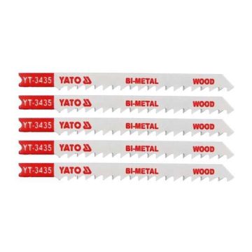 Set lame fierastrau pendular 5 bucati 6 tpi Yato YT-3435