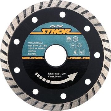 Disc diamantat turbo 115 x 2.7 mm H7 Sthor 08790