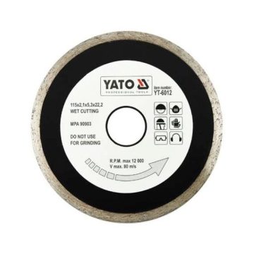 Disc diamantat EN 115 mm Yato YT-6012