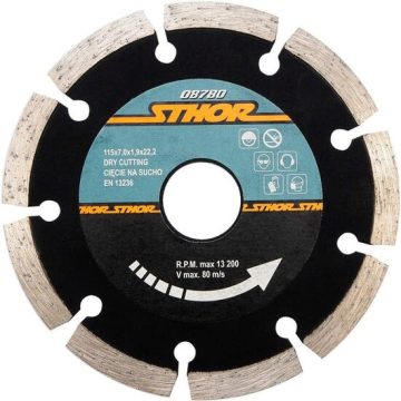 Disc diamantat segmentat 115 x 1.9 mm H7 Sthor 08780