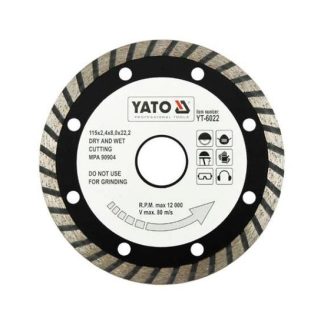Disc diamantat turbo 115 mm Yato YT-6022