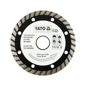 Disc diamantat turbo 115 mm Yato YT-6022
