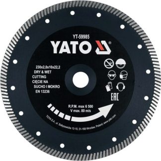 Disc diamantat 230x 22.2 x 2 mm Yato YT-59985
