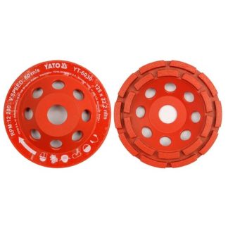 Disc cupă diamantată 125 x 22 mm (șlefuire) Yato YT-6030