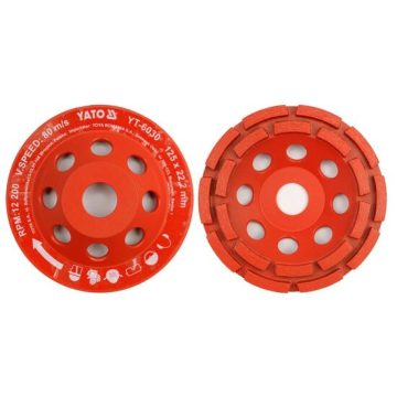 Disc cupă diamantată 125 x 22 mm (șlefuire) Yato YT-6030