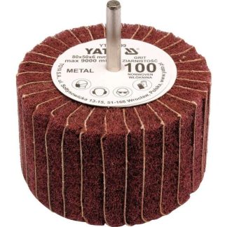 Perie abrazivă circulară cu tijă 80 x 50 x 6 mm granulație 60 Yato YT-83398