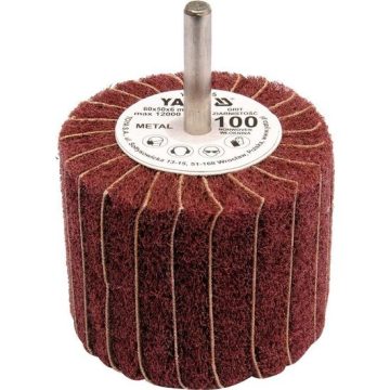 Perie abrazivă circulară cu tijă 60 x 50 x 6 mm granulație 150 Yato YT-83396