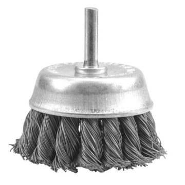 Perie cupa din sarma cu toroane si tija Vorel 06994