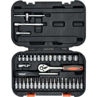 Trusa tubulare 1/4'', 38 buc Sthor 58640