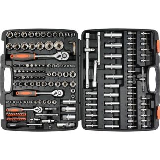 Trusa tubulare 1/2 -3/8 - 1/4'', 173 buc Sthor 58688