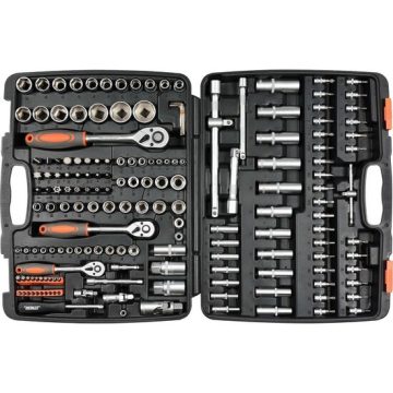 Trusa tubulare 1/2 -3/8 - 1/4'', 173 buc Sthor 58688