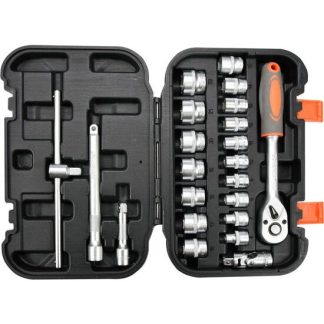 Trusa tubulare 3/8'', 22 buc Sthor 58661