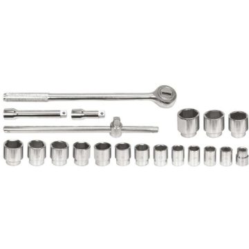 Trusa chei tubulare 3/4" 21 piese Vorel 58150