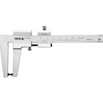 Subler de inox pentru disc de frana 160 mm, precizie 0,01 mm, 0 - 60 mm Yato YT-72090