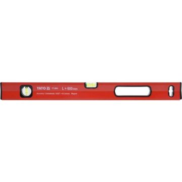 Nivela magnetica din aluminiu cu 2 bule 600 mm Yato YT-30061