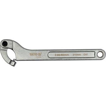 Cheie cu carlig, pin rotund, 35-50mm Yato YT-01676