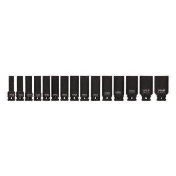 Set 15 Chei tubulare de impact lungi 10 - 32 mm 1/2" Yato YT-1055