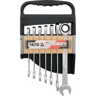 Set 7 chei combinate cu clichet 10 - 19 mm Yato YT-0208