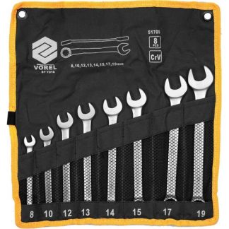 Set 8 chei combinate 8 - 19 mm Vorel 51705