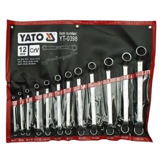 Set 12 chei inelare cu cot 6 - 32 mm Yato YT-0398