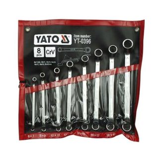 Set 8 chei inelare cu cot 6 - 22 mm Yato YT-0396