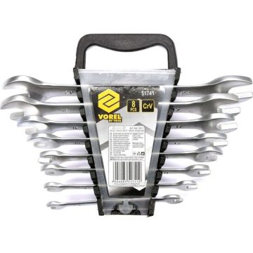 Set 8 chei fixe satinate 6 - 22 mm Vorel 51741