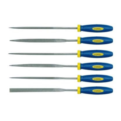Set 6 pile pentru metal 140 mm Vorel 25351