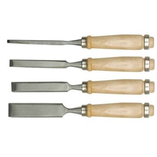 Set 4 dalti maner lemn 6-24 mm Vorel 25500