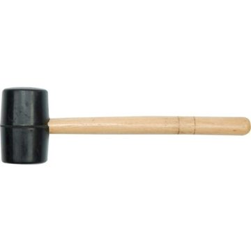 Ciocan din cauciuc cu coada din lemn 70 mm Vorel 33900