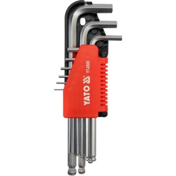 Set chei imbus 9 buc 1.5 - 10 mm Yato YT-0505