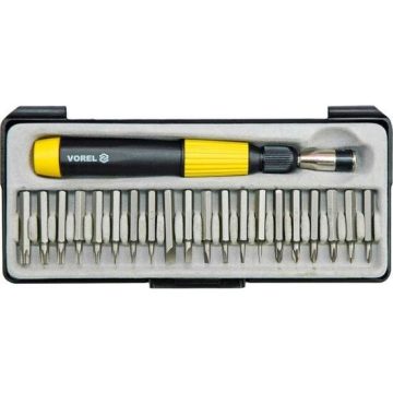Set surubelnita + bituri 21buc Vorel 64370