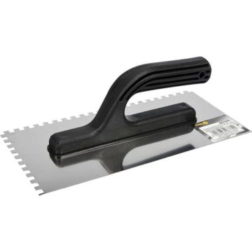 Gletiera inox crestata 125 x 270 mm, 6 x 6 mm Vorel 06760