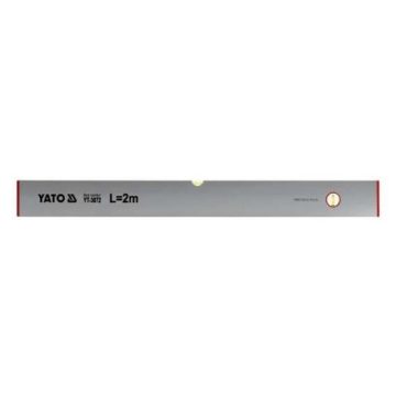 Dreptar din aluminiu cu 2 bule 2 m Yato YT-3072