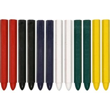 Set 12 creioane tehnice pentru marcare pe metal, lemn, beton sau piatra Yato YT-69930