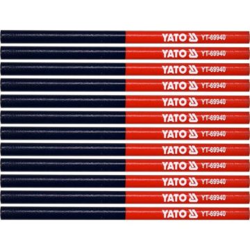 Set 12 creioane cu cap dublu Yato YT-69940