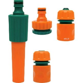 Set 4 piese duza 1/2" + adaptor furtun 3/4" Flo 89204