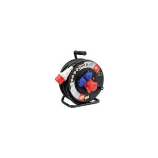 Prelungitor cauciucat cu tambur 25 m Yato YT-8120