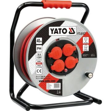 Prelungitor pe tambur 40 m, 16a Yato YT-8107