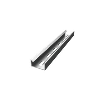 Sina montaj profil perforat tip C 21x41x1.5mm lungime 3 metri