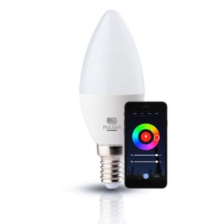 Bec LED Lumanare 6W E14 RGB TUYA Wifi+Bluetooth