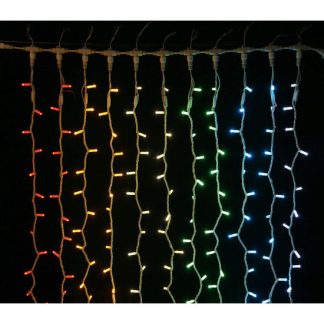 Perdea Luminoasa 494 LED-uri Alb Cald