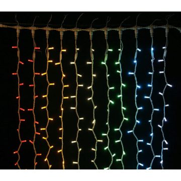 Perdea Luminoasa 494 LED-uri Albastru