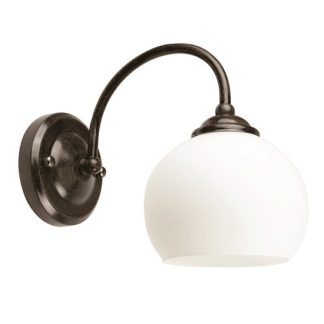 Aplica Ramona Wenge+Alb 1xE27 60W