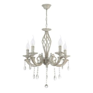 Candelabru Pandora Alb Vintage 5xE14 60W