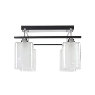 Lustra Niege Crom+Negru+Alb 4xE27 60W