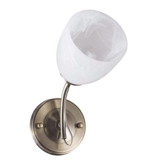 Aplica Orleans Alb+Alama 1xE27 60W