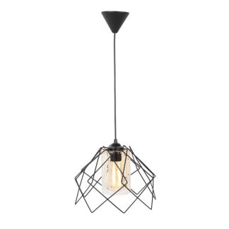 Pendul Kontes Negru 1xE27 60W