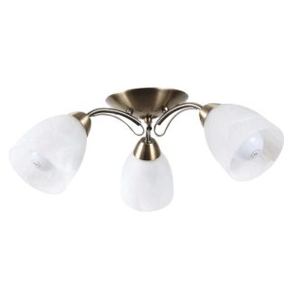 Lustra Orleans Alb+Alama 3xE27 60W